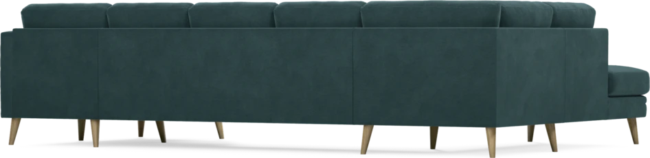 Eden - 3-sits soffa med divan vänster och schäslong höger - Blå