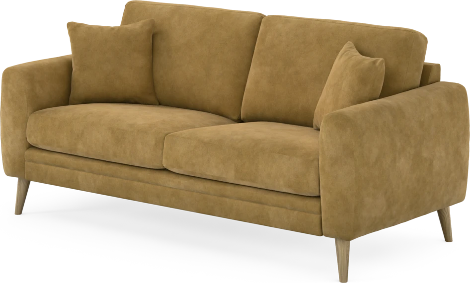 Eden - 2,5-sits soffa - Gul