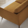 Madison Lux - 3-sits soffa med divan höger - Gul