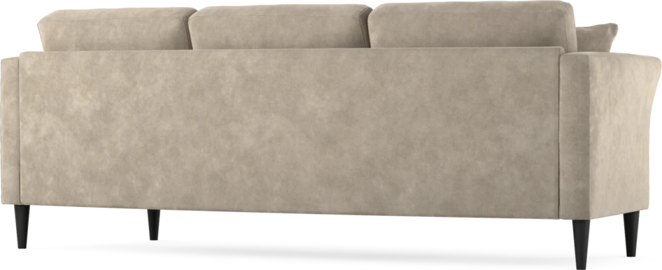 Eden - 3-sits soffa svängd - Beige