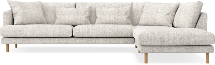 Harper, 3-sits soffa med divan höger