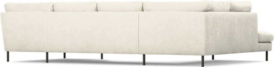 Madison - 2-sits soffa med divan vänster och schäslong höger - Vit