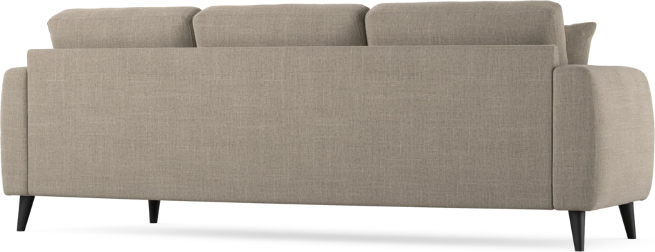 Eden - 3-sits soffa svängd - Beige