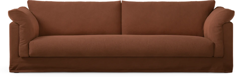 Cherrie Klädsel - Klädsel till 4-sits soffa, hel dyna - Orange