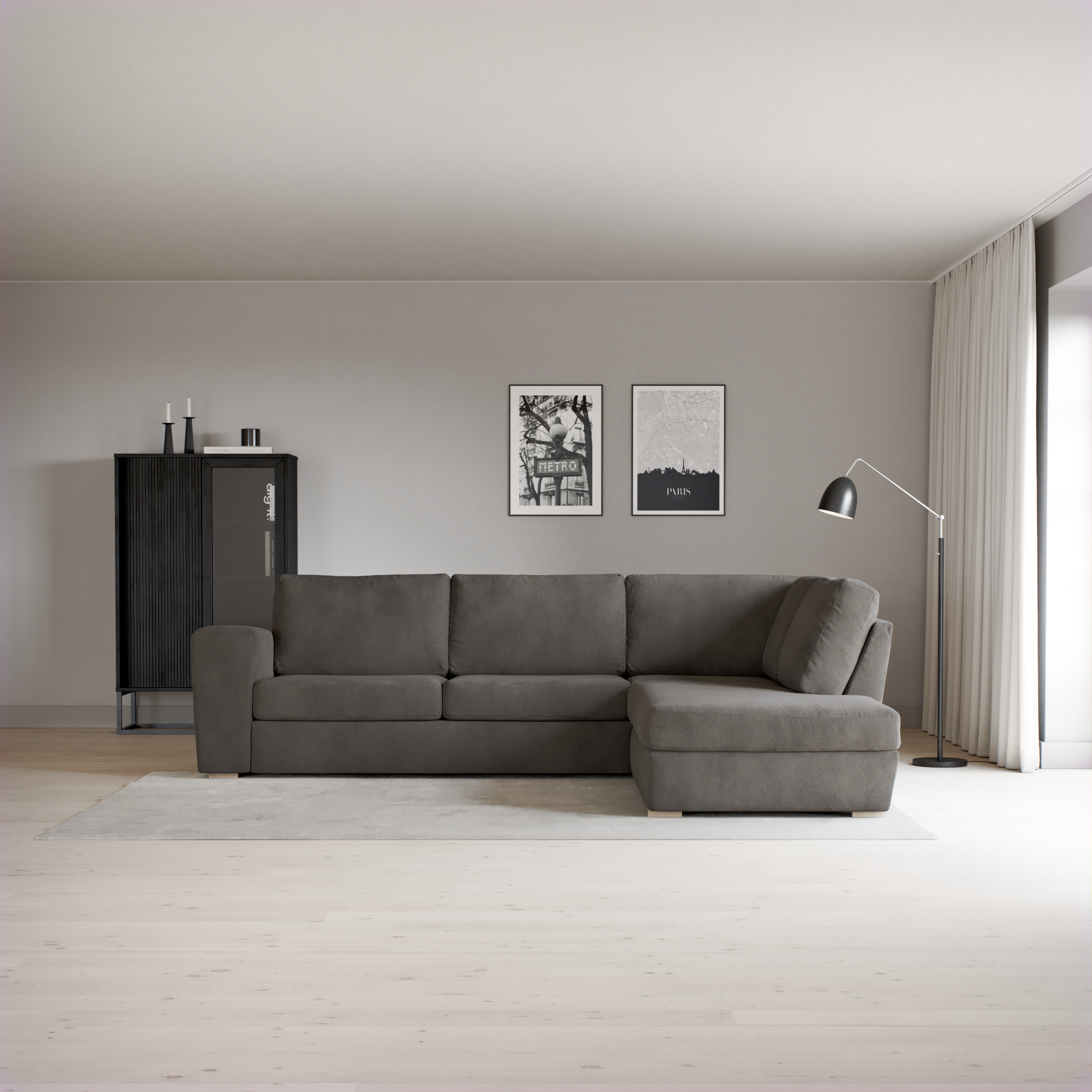 Friday - 2,5-sits soffa med divan höger - inspiration