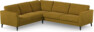 Bridge - Hörnsoffa, 2+3-sits - Gul