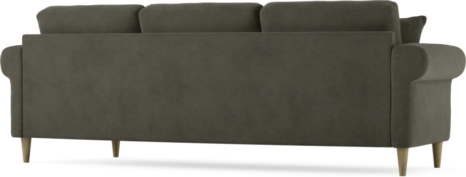 Eden - 3-sits soffa svängd - Grå