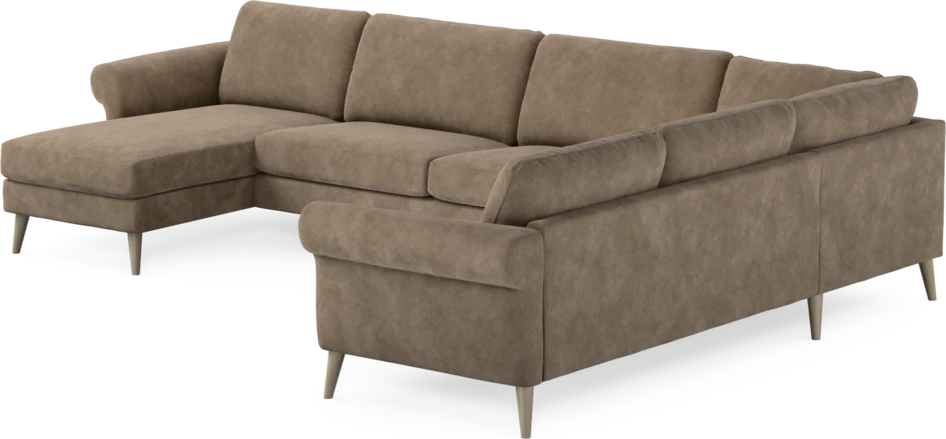 Bridge - Hörnsoffa, 3+2-sits med schäslong vänster - Beige