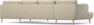 Madison Lux - 2-sits soffa med schäslong vänster och divan höger - Beige