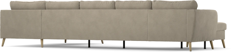 County - 4-sits soffa med schäslong vänster och divan höger - Beige