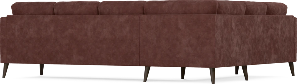 Eden - Hörnsoffa, 2+3-sits - Röd