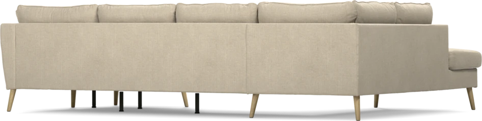 County - 3-sits soffa med divan vänster och schäslong höger - Beige