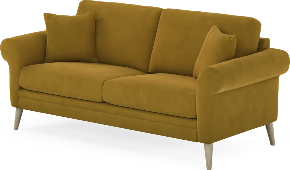 Eden - 2,5-sits soffa - Gul