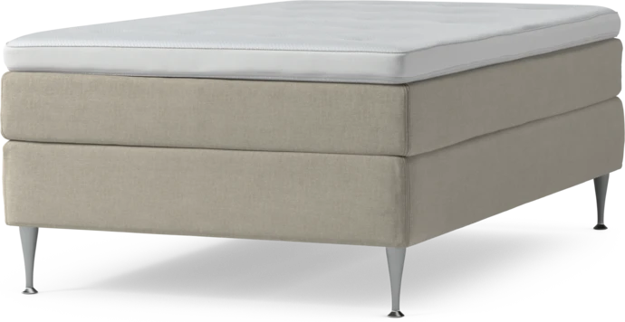 Delux Sense, Kontinentalsäng, enkelsäng 120 cm med bäddmadrass och sängben