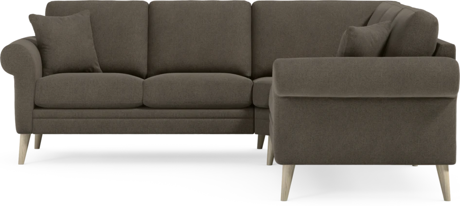 Eden - Hörnsoffa, 2+2-sits - Brun