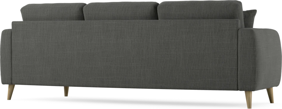 Eden - 3-sits soffa svängd - Grå