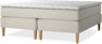 Delux Exclusive - Kontinentalsäng, dubbelsäng med bäddmadrass - Beige