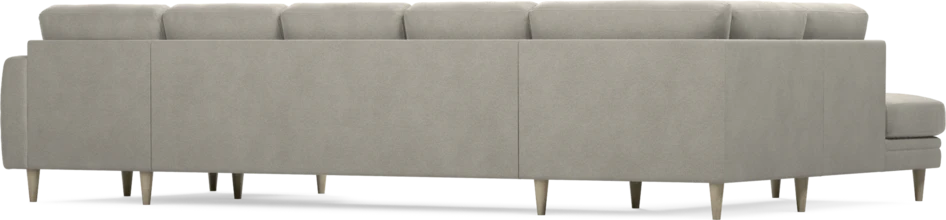 Eden - 3-sits soffa med divan vänster och schäslong höger - Grå
