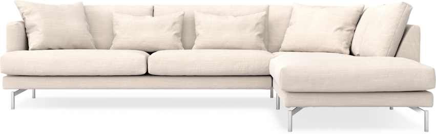 Harper - 3-sits soffa med divan höger - Beige