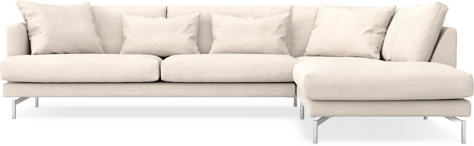Harper - 3-sits soffa med divan höger - Beige