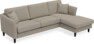 Eden - 2,5-sits soffa med schäslong - Beige