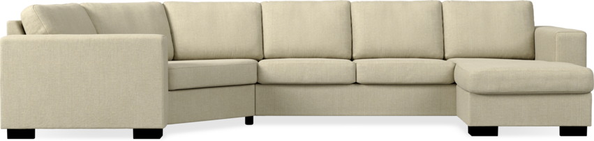 Nevada - 3-sits soffa med cosy hörn vänster och schäslong höger - Beige