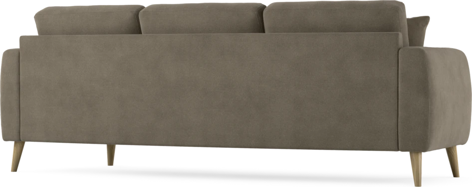 Eden - 3-sits soffa svängd - Beige