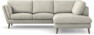 Madison - 2-sits soffa med divan höger - Grå