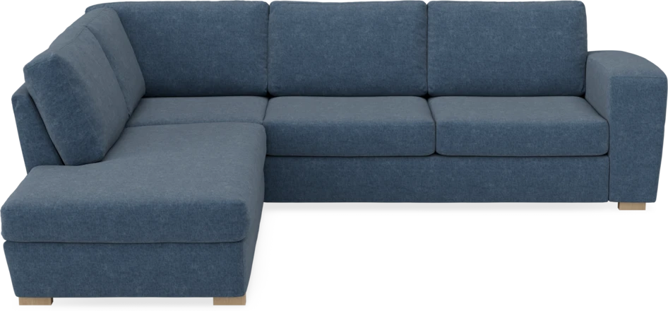 Friday - 2,5-sits soffa med divan vänster - Blå