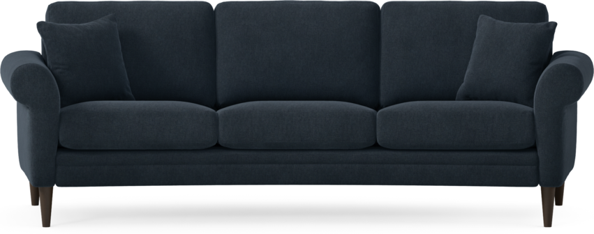 Eden - 3-sits soffa svängd - Blå