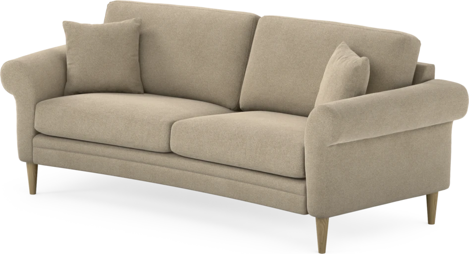 Eden - 2,5-sits soffa svängd - Beige