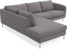 Madison - 2-sits soffa med divan vänster - Grå
