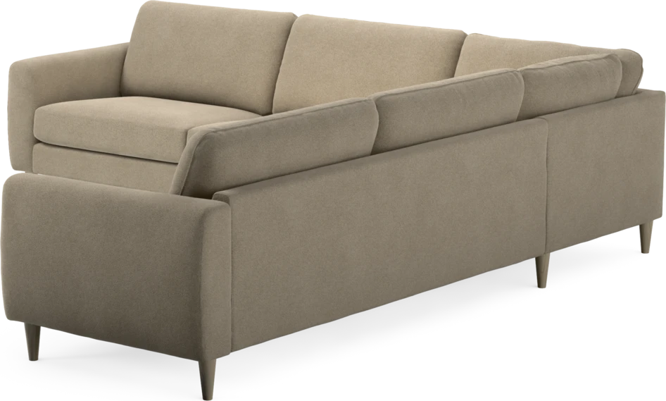 Bridge - Hörnsoffa, 3+3-sits - Beige