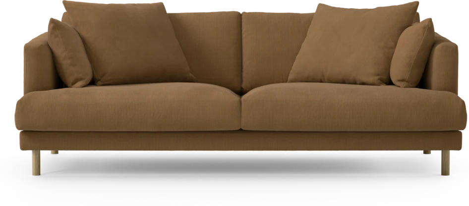 Harper - 3-sits soffa - Gul