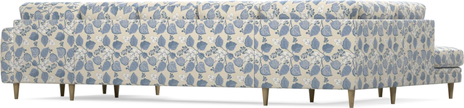 Eden - 3-sits soffa med divan vänster och schäslong höger - Flerfärgad