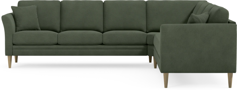 Eden - Hörnsoffa, 3+3-sits - Grön