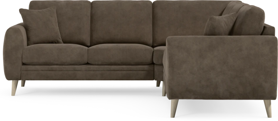 Eden - Hörnsoffa, 2+2-sits - Brun