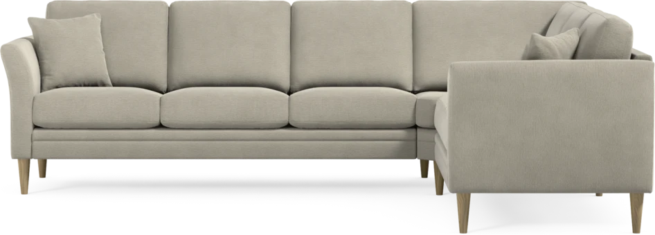 Eden - Hörnsoffa, 3+2-sits - Brun