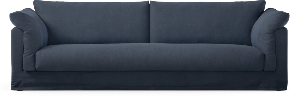 Cherrie Klädsel - Klädsel till 4-sits soffa, hel dyna - Blå