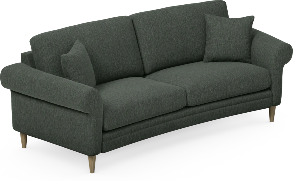 Eden - 2,5-sits soffa svängd - Grön