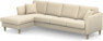 Eden - 3-sits soffa med schäslong - Beige