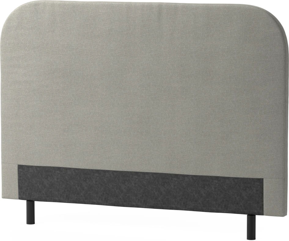 Delux Rundad - Sänggavel, 90-210 cm - Grå