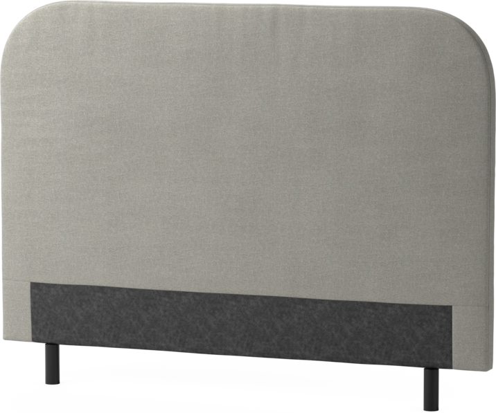 Delux Rundad - Sänggavel, 90-210 cm - Grå