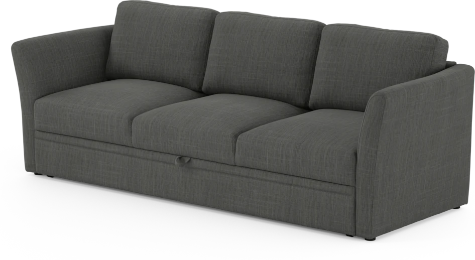 Öland - Bäddsoffa 3-sits, längsbäddad - Grå