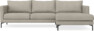 Impression - 3-sits soffa med schäslong höger - Grå