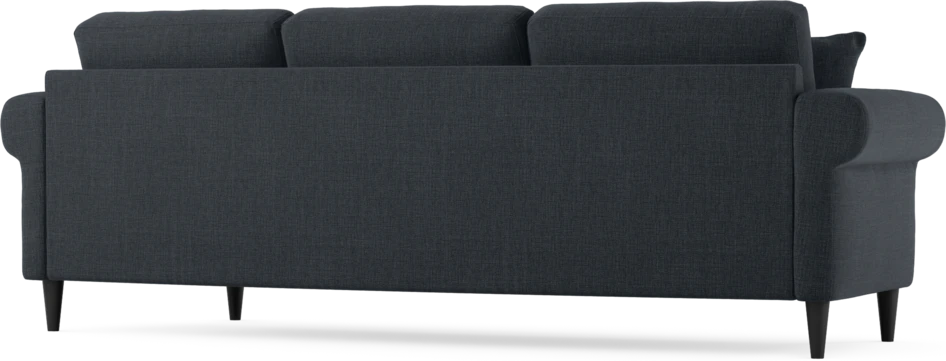 Eden - 3-sits soffa svängd - Blå