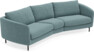 Madison - 3-sits soffa svängd, 90 cm - Blå