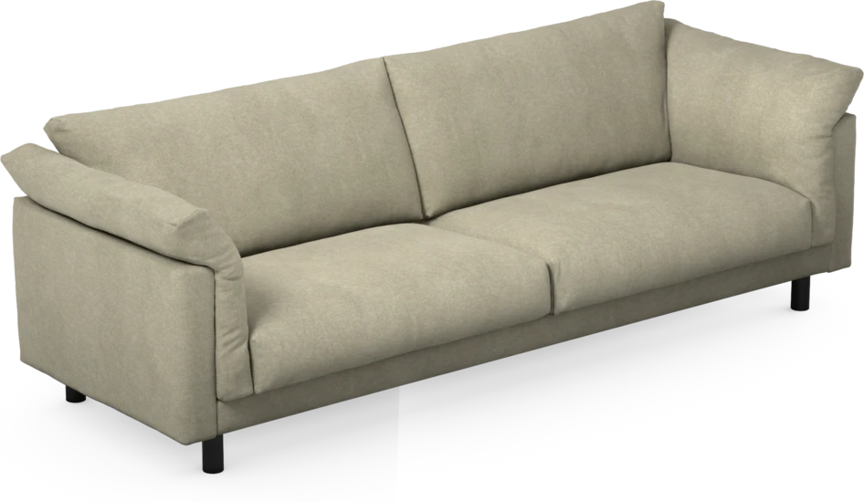 Cherrie - 4-sits soffa, fast klädsel - Beige