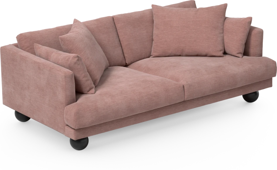 Harper - 3-sits soffa - Rosa
