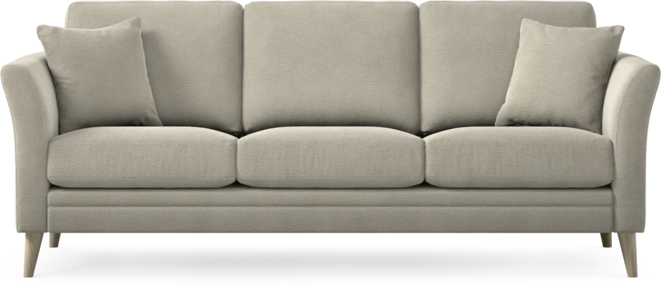 Eden - 3-sits soffa - Brun